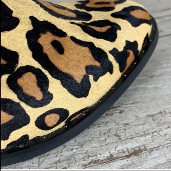 Blondo Women’s 6.5M Waterproof Tami Calf Hair Leopard Ankle Boot NEW - Picture 5 of 8